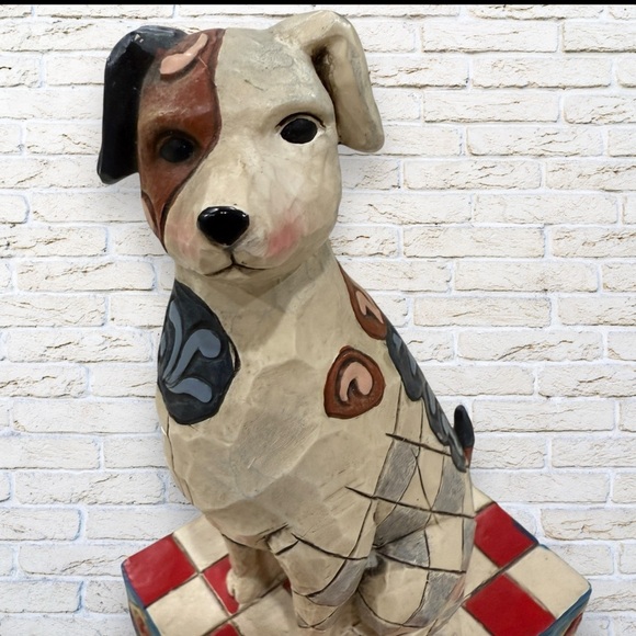 Jim Shore Terry Pitbull Terrier Dog Figurine 2005 - Picture 5 of 8